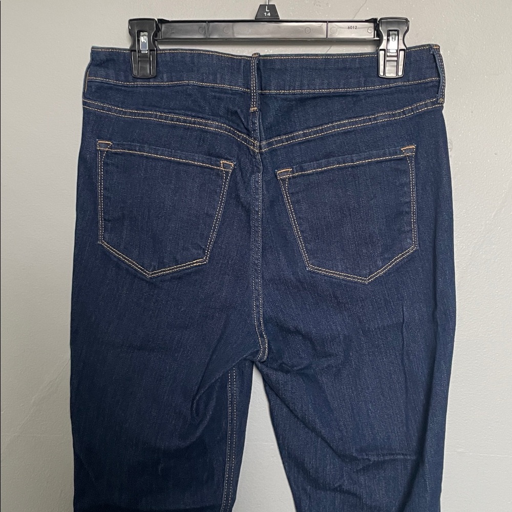 Old Navy W’s size 10 dark wash high rise straight denim jeans normcore capsule - Picture 6 of 7